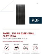 PANEL SOLAR ESSENTIAL FLAT 155W - Productos - Eza Zen Energies