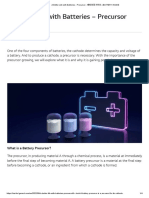 A Better Life with Batteries - Precursor - 배터리인사이드 - BATTERY INSIDE