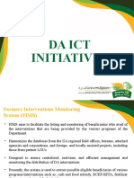 DA-ICT Initiatives
