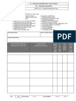 HSE - Planned Inspection Form
