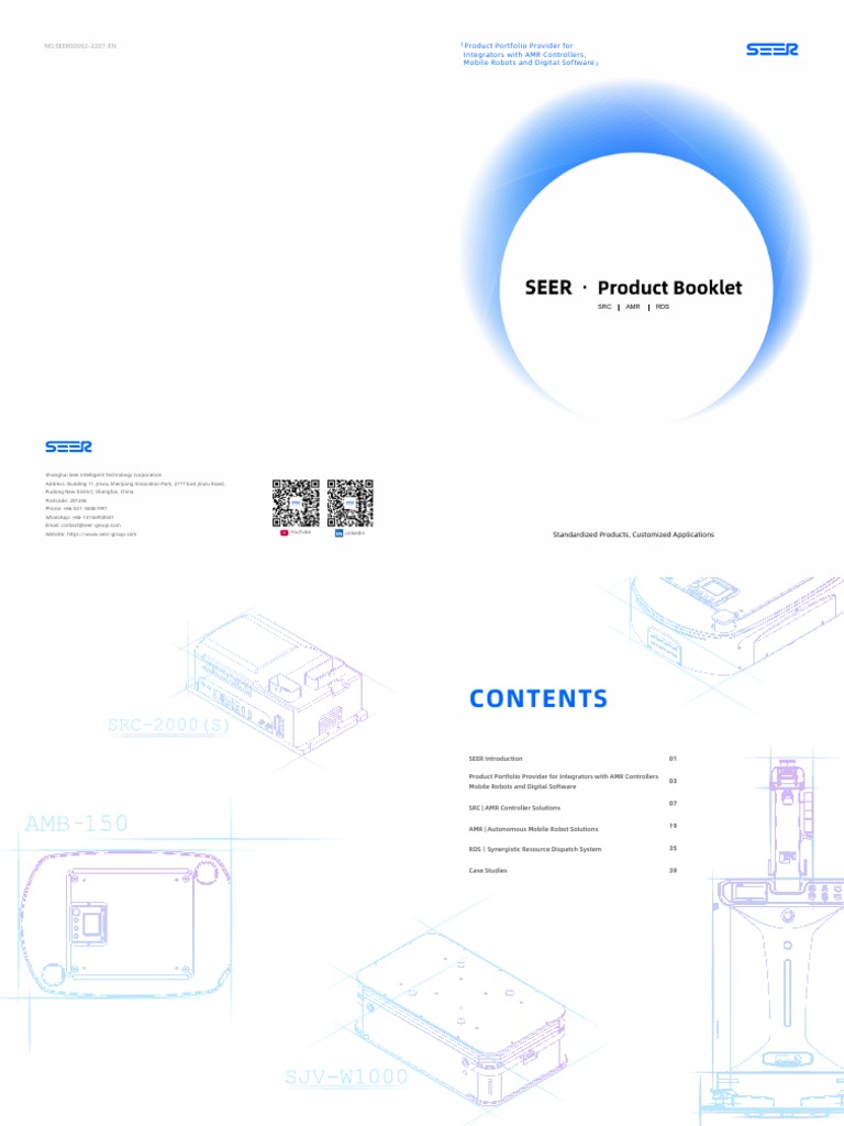 Seer Robotics Product Portfolio Overview | PDF | Robot | Robotics
