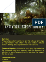 DES Crip Tive: Analytical Exposition Text