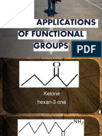 Uses Applications of Functional Groups and Aromatic