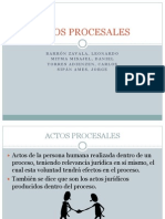 ACTOS PROCESALES