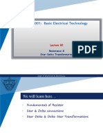 l02 - Resistance Star-Delta Transformation