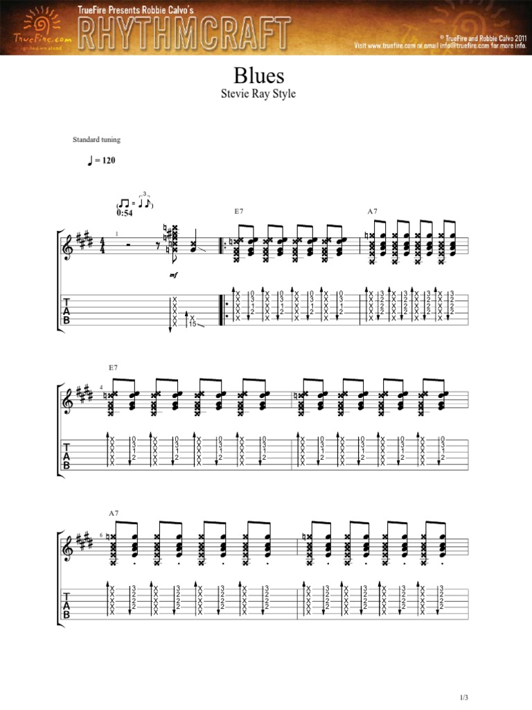 Blues: Stevie Ray Style | PDF