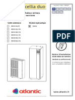 Extrait Notice Pose PAC ATLANTIC Alfea Excellia Duo