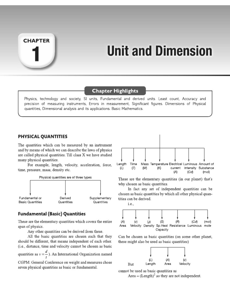 Unit and measurement theory pdf