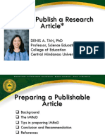 How To Publish Research Article 2