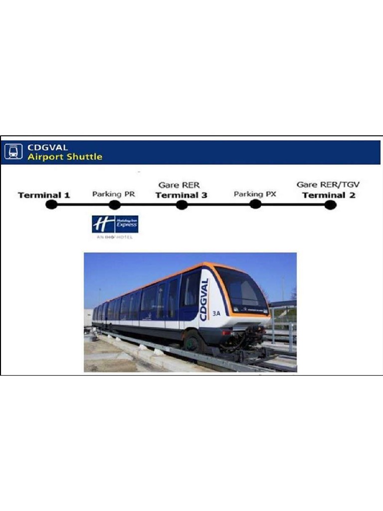 Navette Shuttle CDG VAL | PDF
