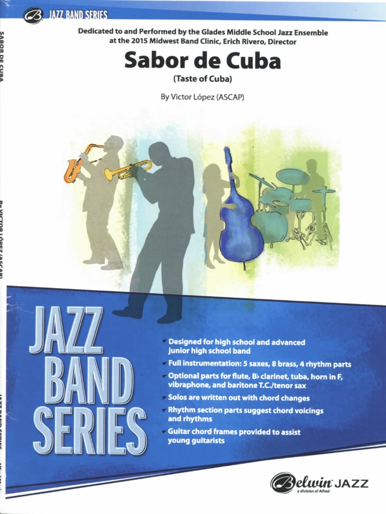 Sabor de Cuba Arr Victor Lopez 5444 109pgs Wscore PDF