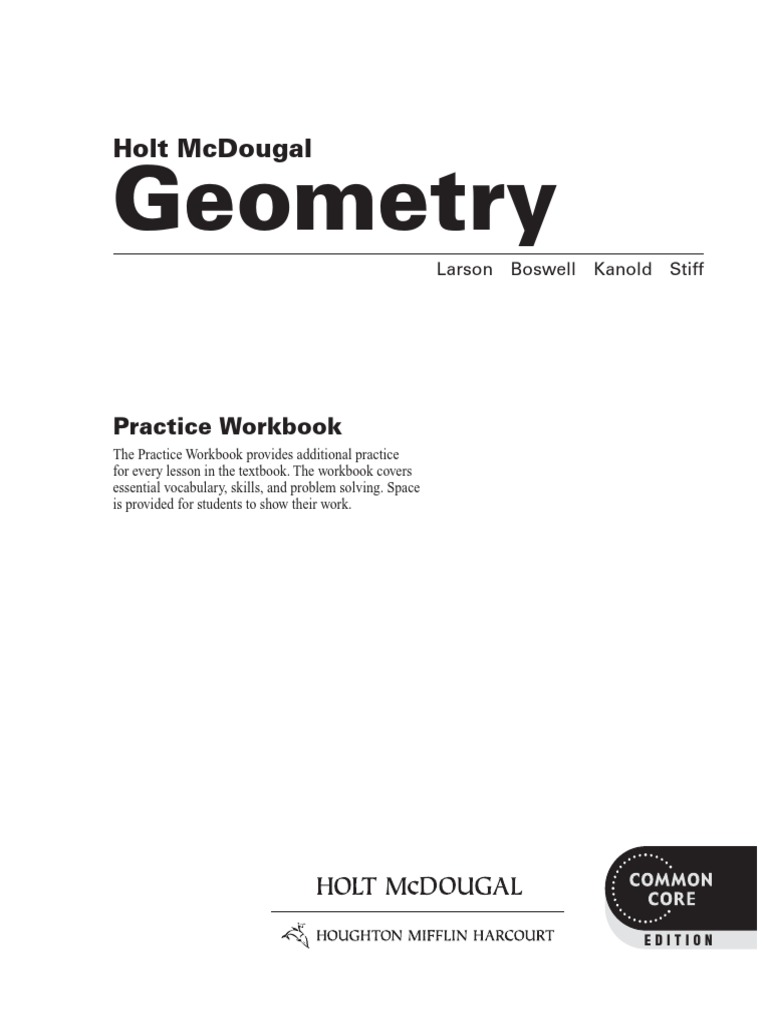 Math Geometry Practice Book | PDF | Line (Geometry) | Classical Geometry