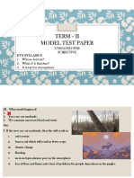 5, Unsolved Model Test Paper