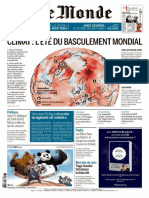 Journal Le Monde Du Vendredi 8 Septembre 2023