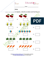 Addition Worksheet 1