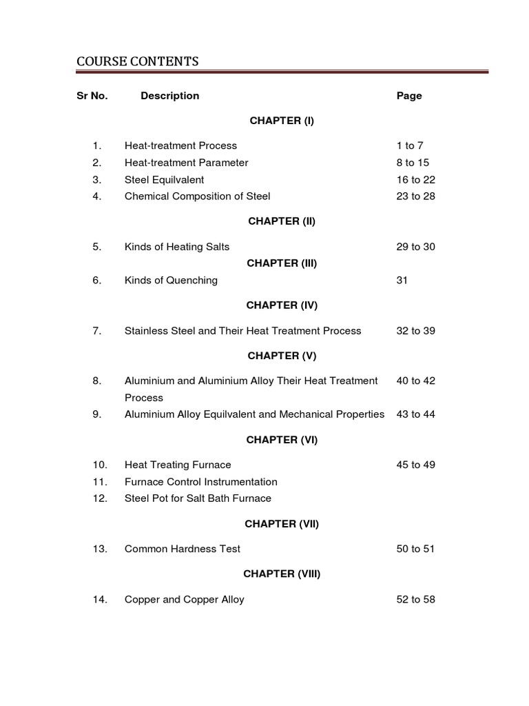 Overview of Heat Treatment Processes | PDF | Heat Treating | Alloy