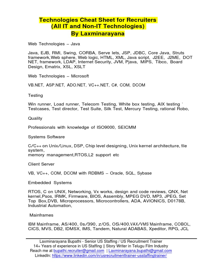 Technologies Cheat Sheet | PDF | Networking | Multiprotocol Label Switching