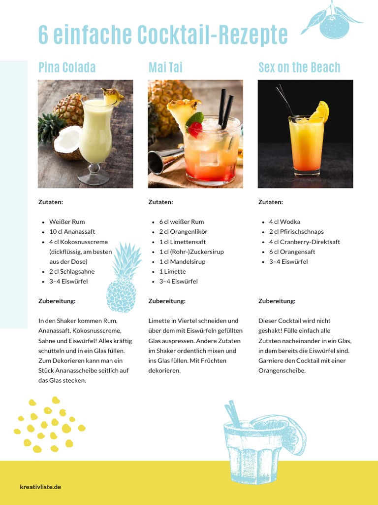 Cocktails | PDF