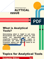 Analytical Tools