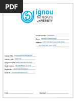Ium Assignment Cover Page-1 | PDF | Business