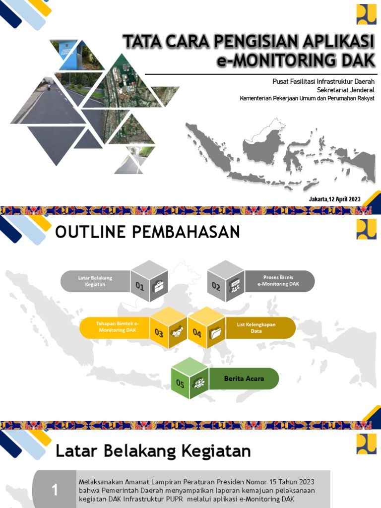 Panduan e-Monitoring DAK | PDF
