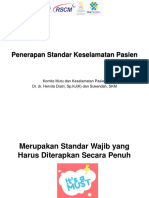 Standar Keselamatan Pasien