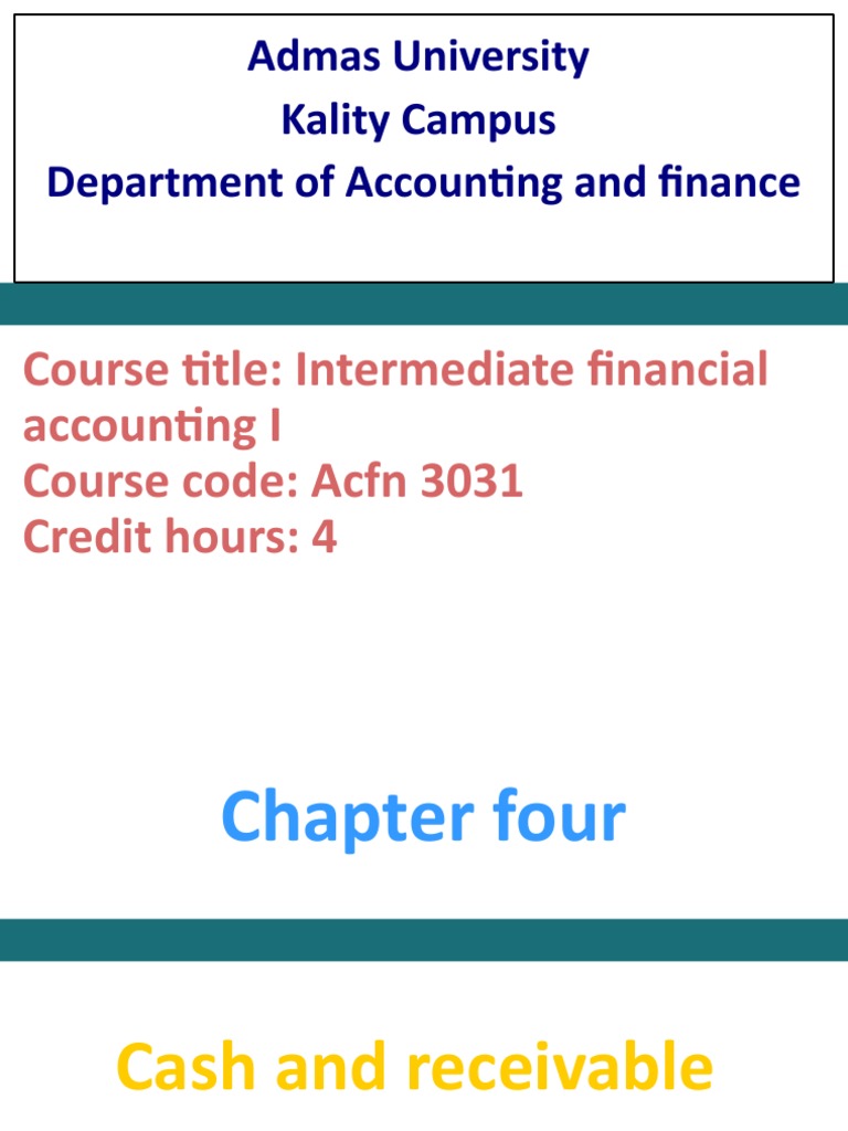 Cash and Receivables Accounting Guide | PDF | Bad Debt | Debits And Credits