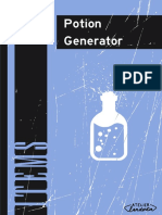 Atelier Clandestin Potion Generator