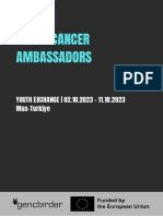 YOUTH CANCER AMBASSADORS - Infopack