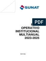 POI - Plan Operativo Institucional Sunat