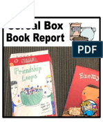 Book Project Cereal Box