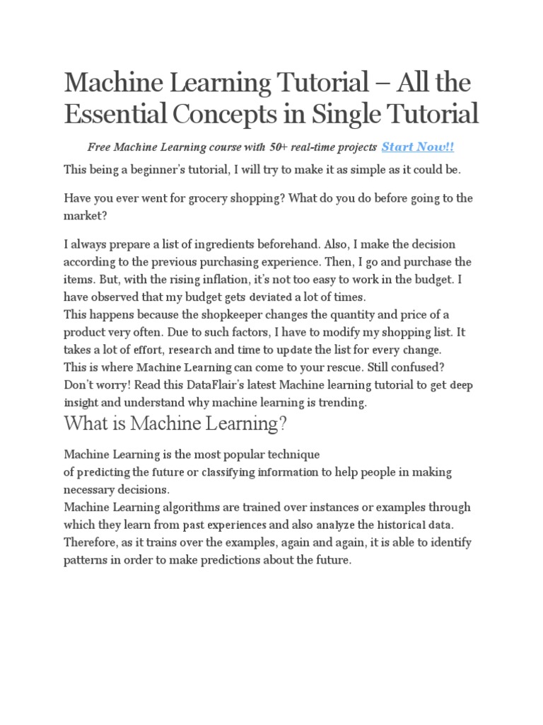 Machine Learning | PDF | Machine Learning | Deep Learning
