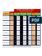 Time Table - Prakhar (All Phases) - 2023-24