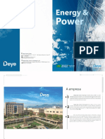 Catálogo Completo Deye 2022