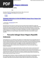 Download PERANAN PANCASILA DI ERA REFORMASI Sebagai Dasar Negara Dan Idiologi Nasional _ _ Pancasila Dasar Negara Indonesia by Septy Nur Amelina SN66993723 doc pdf
