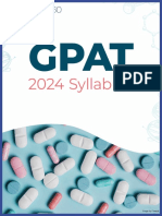 GPAT 2024 Syllabus