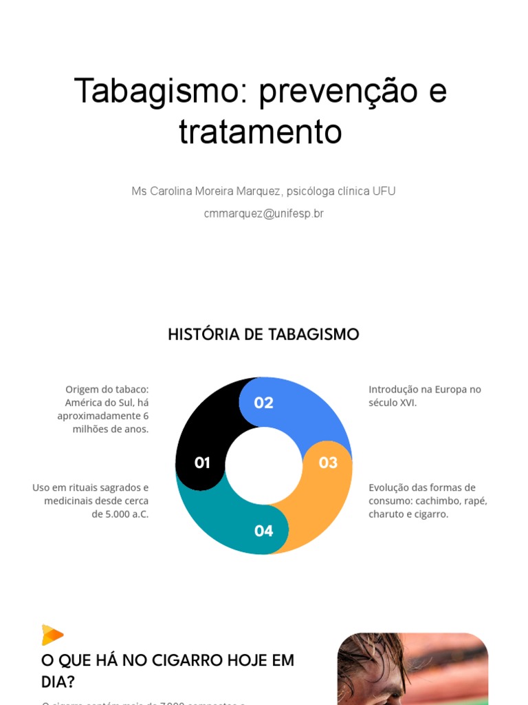 Tabagismo: História, Riscos e Tratamento | PDF | Cigarro ...