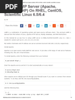 Install LAMP Server (Apache, MySQL, PHP) On RHEL, CentOS, Scientific Linux 6.5 - 6