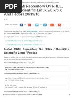 Install REMI Repository On RHEL, CentOS, Scientific Linux 7 - 6.x - 5