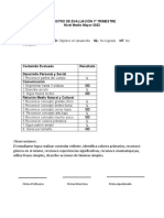 Registro de Evaluación 1º Trimestre