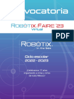 Convocatoria Robotix Faire 2023