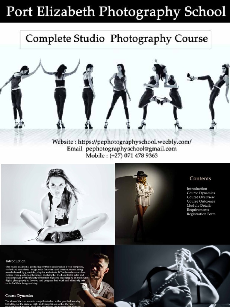 Int 315 Complete Studio Photography Course PDF