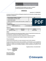 Credencial UM Accocancha Antapampa y Antapite