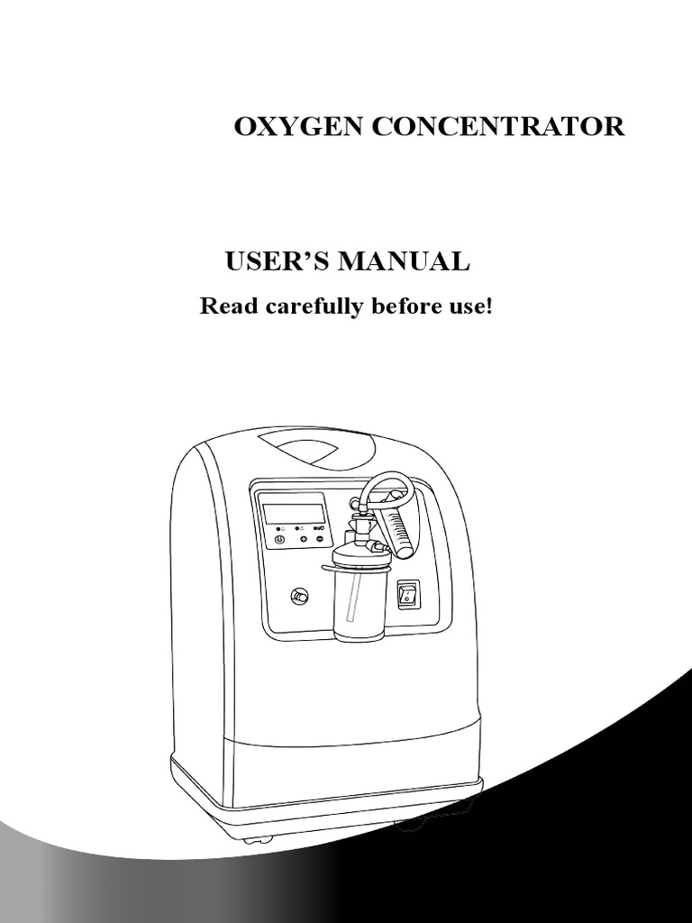 Oxygen Concentrator User Manual | PDF | Oxygen | Equipment