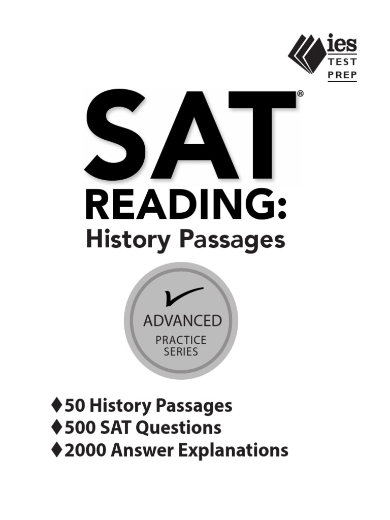 119 IES SAT Reading History Passages Khalid Khashoggi Chua Bia | PDF ...