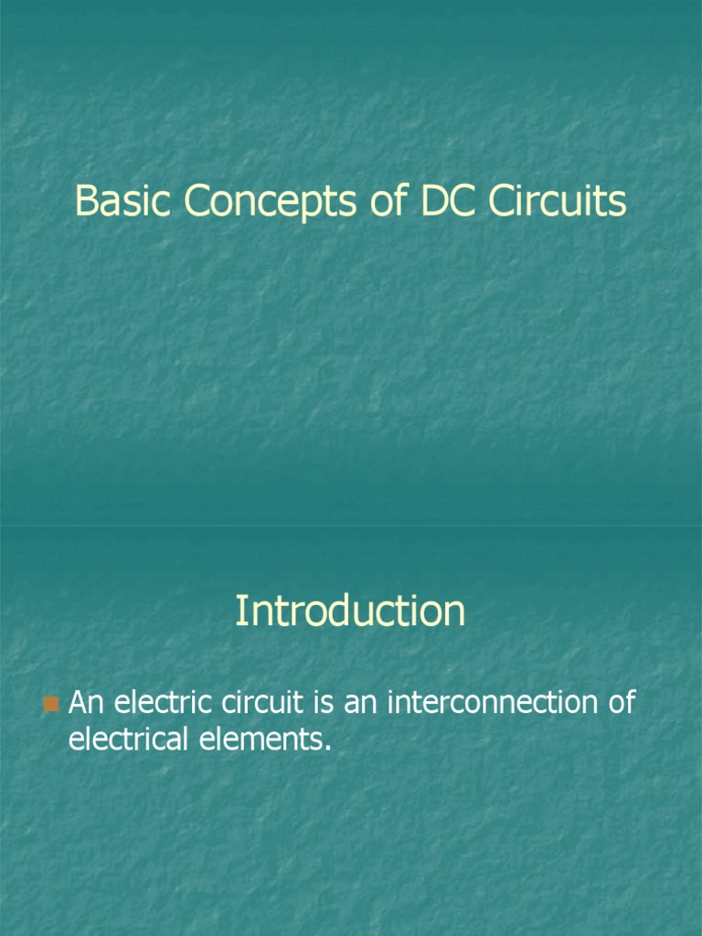 Basic Concepts PDF Electric Charge Voltage