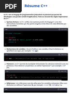 100 Exercices Corrigés C++ PDF | PDF | C (Langage de programmation) | C