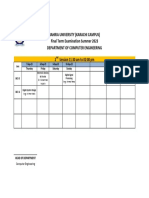 Finalterm-Exam TimeTable (Summer 23) - BCE