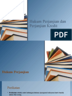 Hukum Perjanjian Dan Perjanjian Kredit