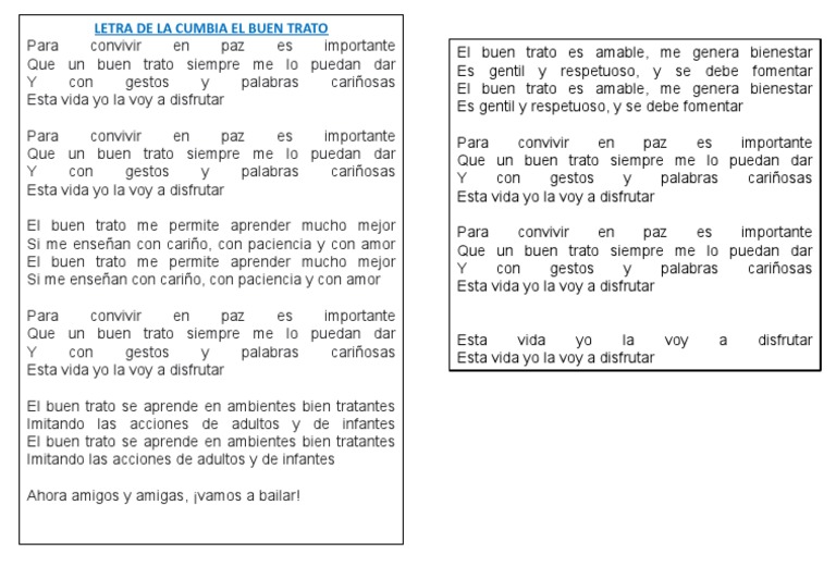 Letra de La Cancion | PDF